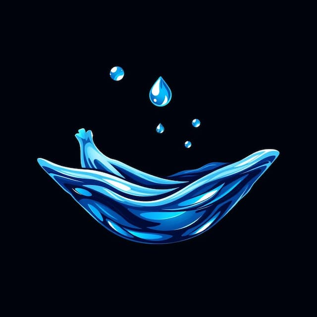 Logo featuring Water