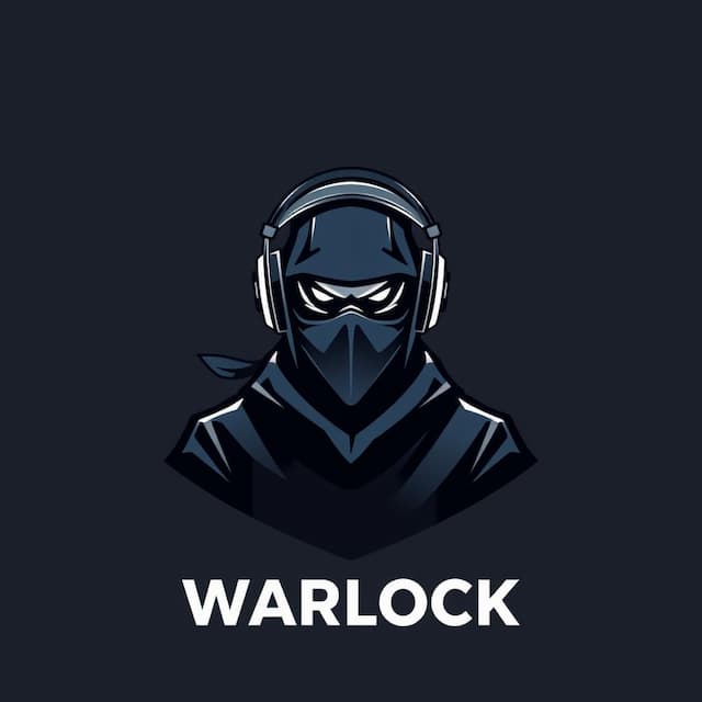 Logo featuring Ninja Wearing Gaming Headphones