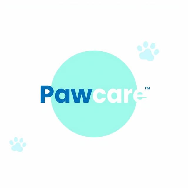 Logo featuring "PawCare" Logo , A company that Uses AI to Identify Dog Breeds